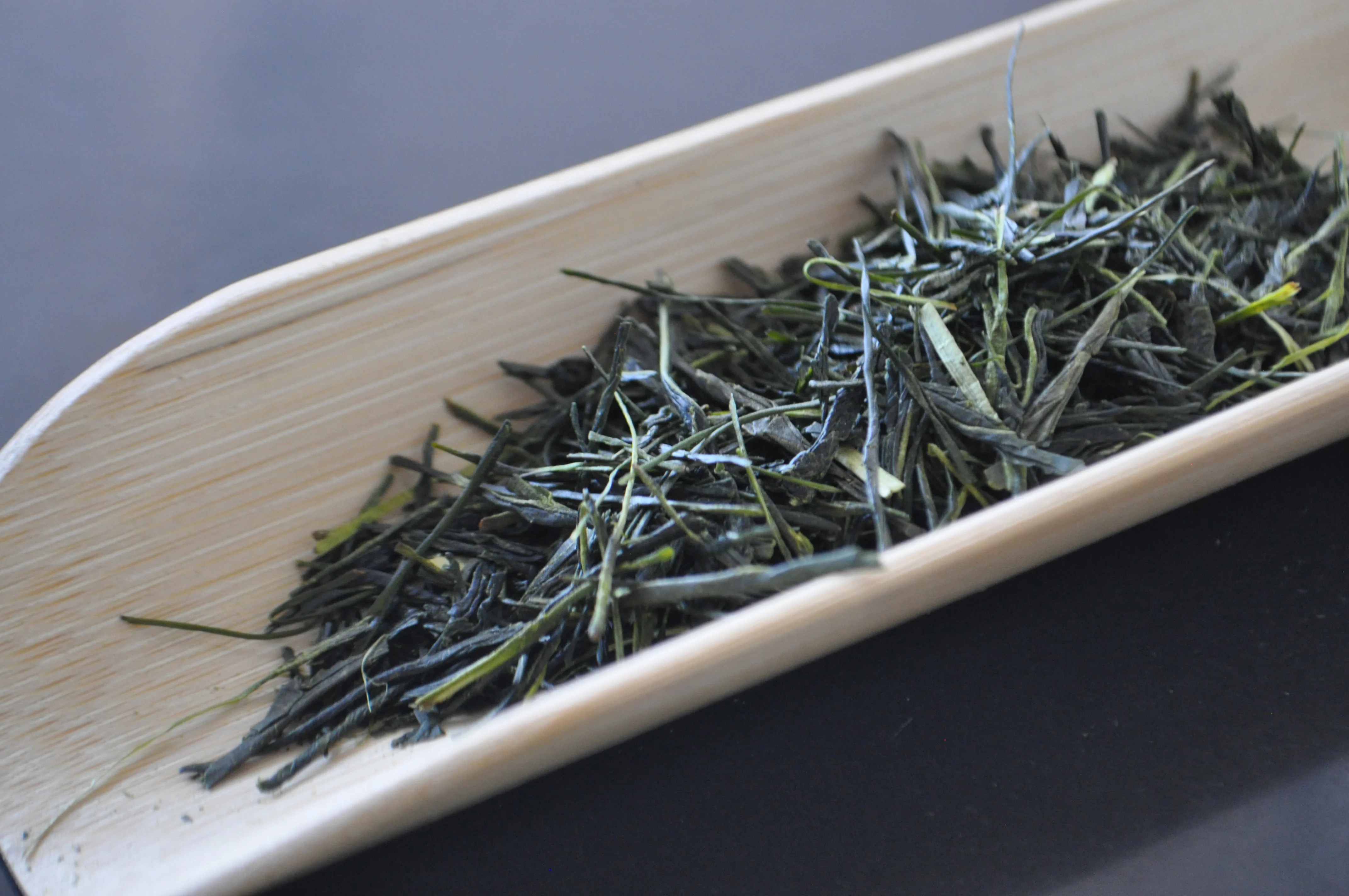 Unfinished aracha (crude tea, before final firing) — Miyamakaori, Tenku Farm